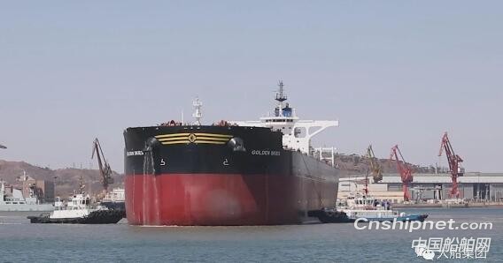 渤船重工21万吨散货船16号船开始海试