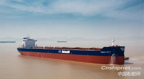 舟山中远海运重工第五艘8.16万吨散货船圆满完成海试