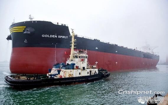渤船重工21万吨散货船18号船开始海试
