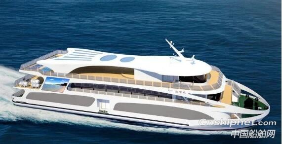 湛航集团新一代旅游观光客船“红嘴鸥六号”顺利下水