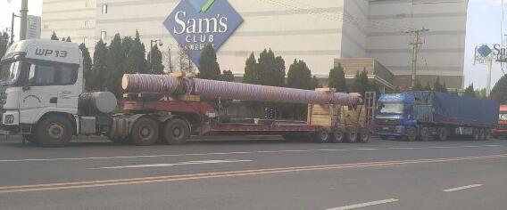 武汉重工交付大型舵杆产品