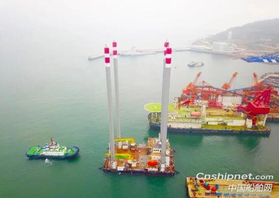 海西重机306自升式海上勘探平台完成试航