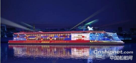 武船集团新型文化体验船“知音号”姊妹船开工