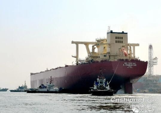 大船集团32.5万吨矿砂船9号船开始海试