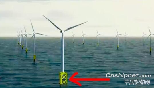 广船国际300MW海上风电导管架及辅助平台过驳交运