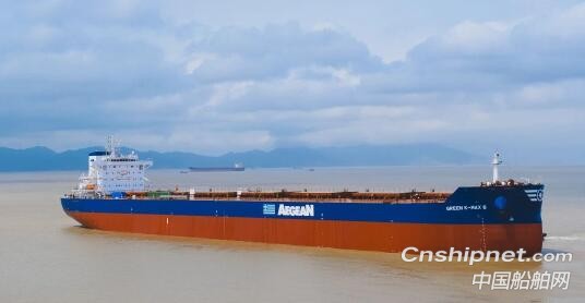 舟山中远海运重工8.16万吨散货船提前21天顺利交付