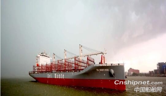 黄埔文冲600FEU国际远洋冷藏集装箱船完成试航