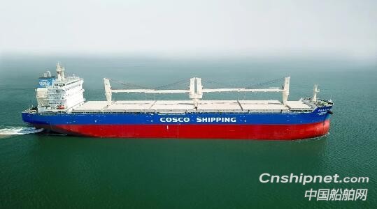 大连中远海运重工第7艘62000吨多用途纸浆船命名交付