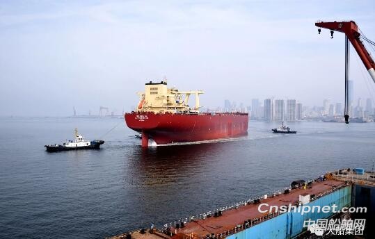 大船集团第二艘32.5万吨矿砂船9号船顺利完成试航