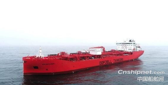 沪东中华造船38000吨双相不锈钢化学品船1号船顺利完成试航