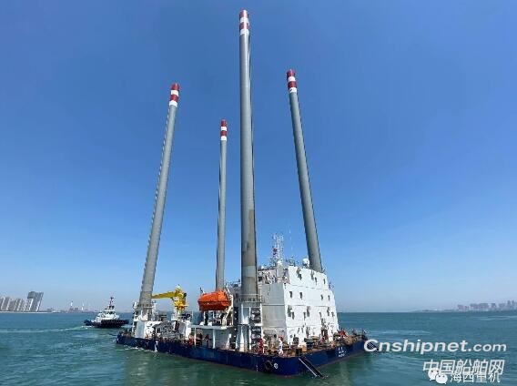 华东院306自升式海上勘探平台顺利交付