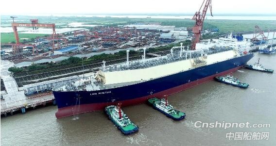 沪东中华YAMAL项目LNG3号船开始气体试航