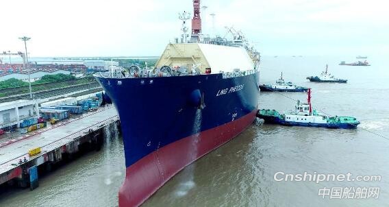 沪东中华YAMAL项目LNG3号船开始气体试航