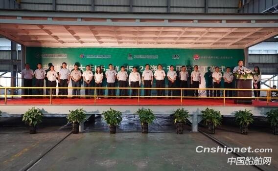 南通市海洋水建工程两座海上风电升压站如期开工