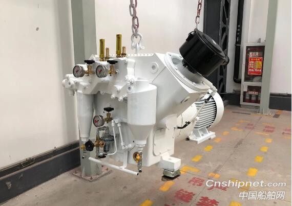 中船绿洲麦基嘉首批空压机完成装配调试