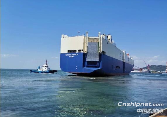 北船重工第100艘船舶洗涤塔“奥登道夫”成功交付