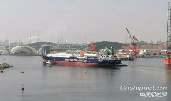 大船集团第二艘85000立方米超大型乙烷乙烯运输船交付