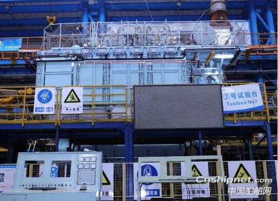 中国船柴第二台6S35ME-B9.5EcoEGR主机顺利交验