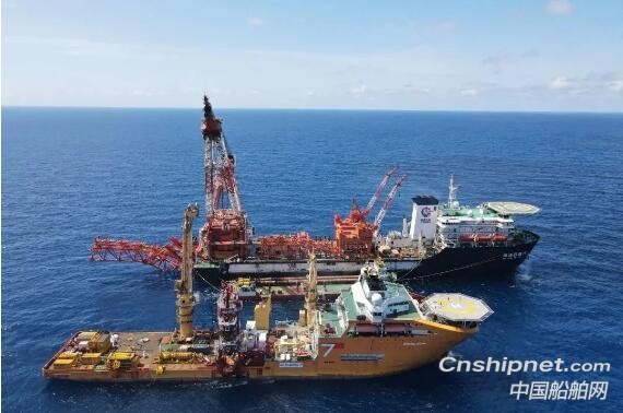 陵水17-2气田开发项目顺利实施我国首次深水锚桩安装作业