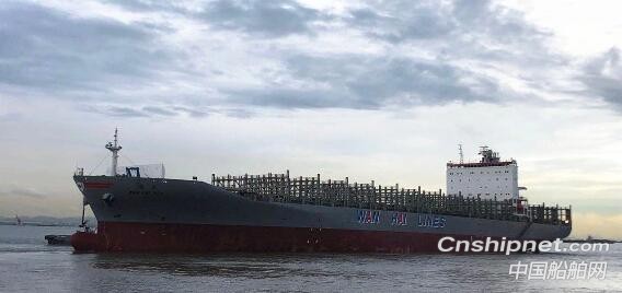 文冲修造集装箱船“万海507”轮提前修理完工交付