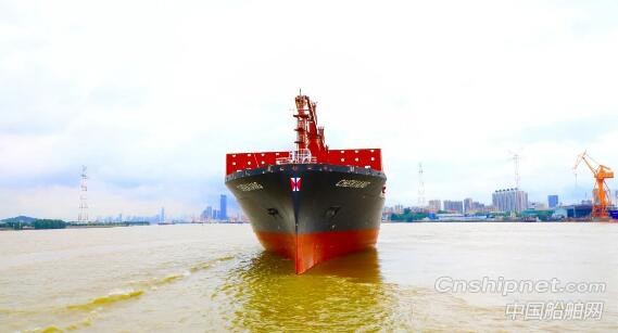 黄埔文冲2350TEU经济环保型绿色船舶3#船完成试航