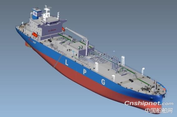 江南造船获1艘40,000立方中型全冷式LPG船订单