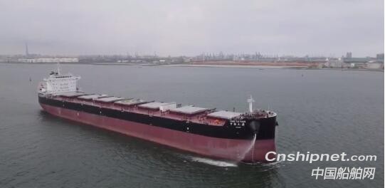 天津新港船舶重工82000吨散货船8号船顺利完成试航