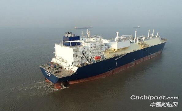 沪东中华造船YAMAL LNG4号船圆满完成气体试航