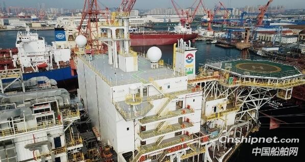 大连中远海运重工FPSO改装项目MV30生活区启用仪式