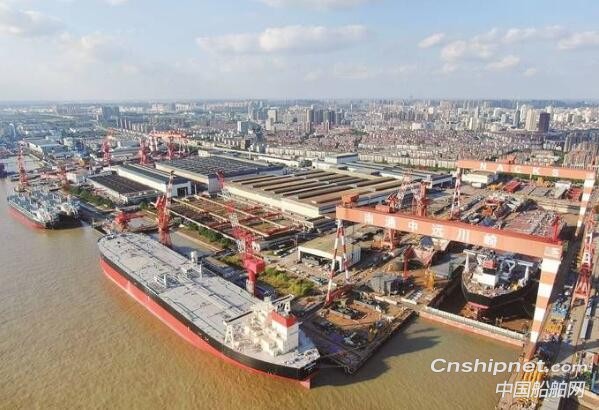 南通中远海运川崎船舶工程一艘31.1万吨油轮命名